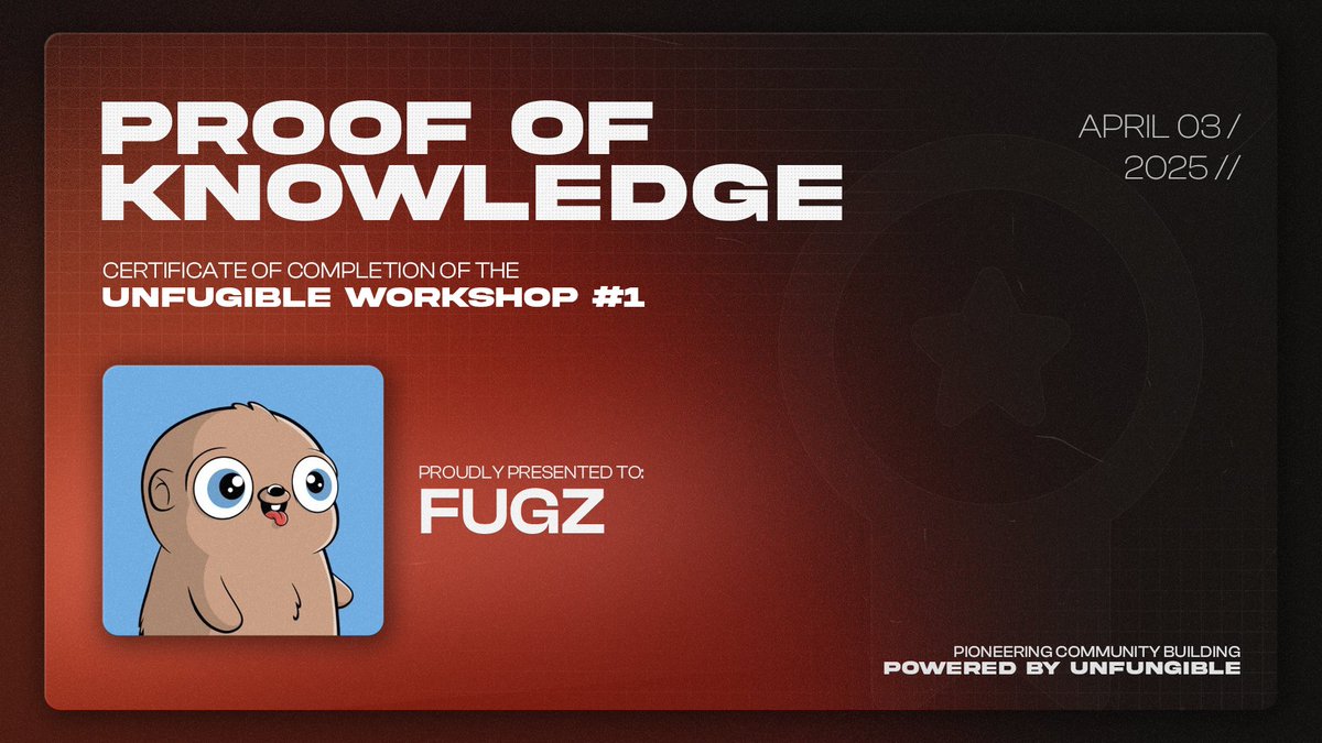 Building with transparency, connections, and substance over hype.

For the last couple of months we have been working closely with the super talented team at Unfungible, yep, this fugz team goes further than just its core builders (that you already know).

Sharing a hugely