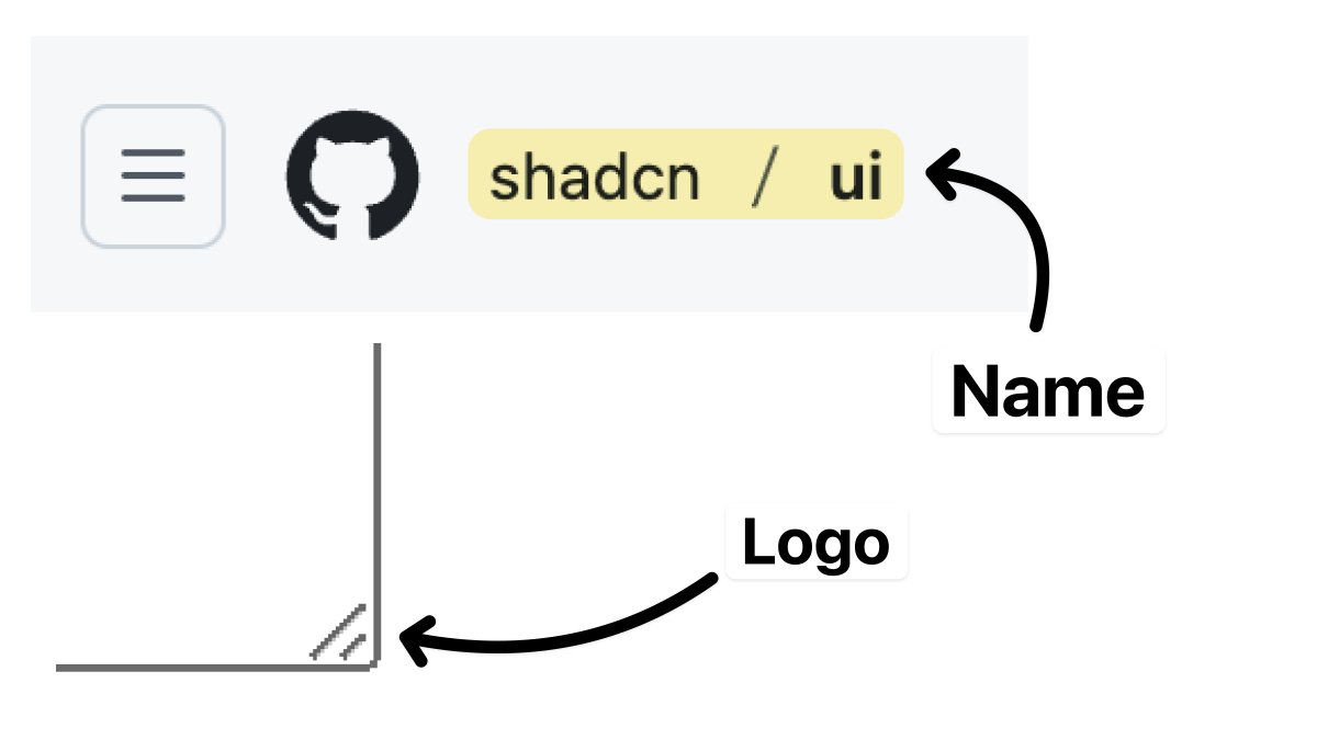 The name I copied from the GitHub repo breadcrumb. The logo is the default textarea resize handle. 😎