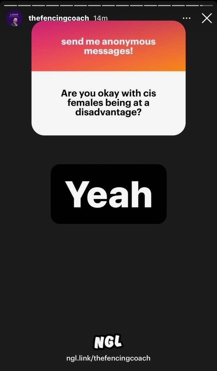 icons_women's tweet image. 🤺Damien Lehfeldt, Chair of USA Fencing, has used his own social media to humiliate women who dare advocate for a sex-based category in women's fencing.

This private email exchange is one he shared to his IG when a woman wrote him in defense of female fencers after this article…