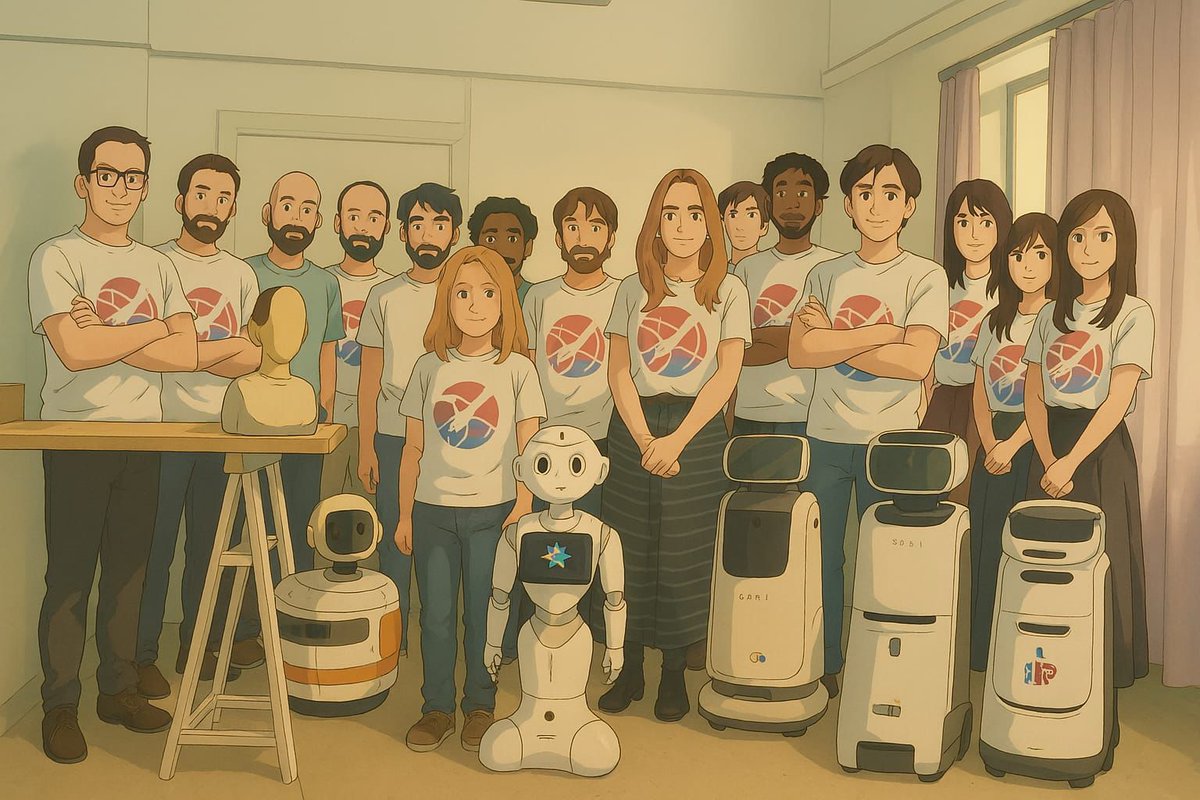 PriscaLab's tweet photo. What a Ghibli day at the #priscalab 🤖 When #AI and #Robotics meet  #japaneseart imagination and dreams can appear #studioghibli #miyazaki #unina #ComputerScience #DIETI #Naples https://t.co/CK8lmDEHbR