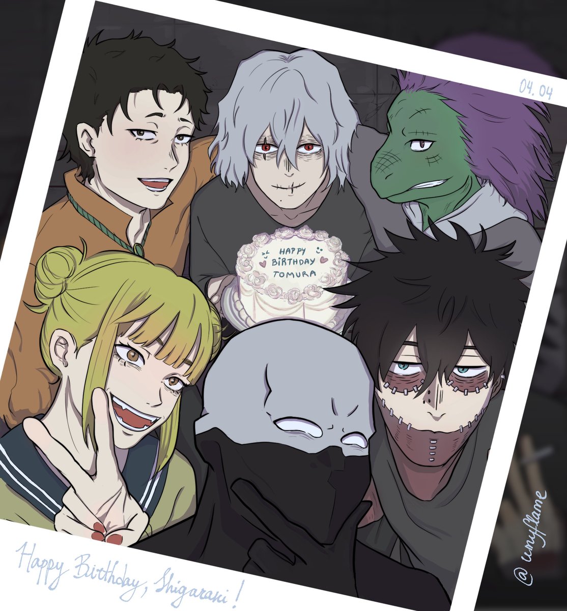 umyflame's tweet photo. Happy Birthday to our favourite villain!!! He deserves everything! 🥹🩷
For the black polaroid version, head over to my Kofi!
#mha #BNHA #mhafanart #BNHAfanart #shigaraki #tomurashigaraki #Dabi #MHAspinner #toga #HimikoToga #mhatwice #mrcompress #LOV #leagueofvillains https://t.co/fah6qB0bo6
