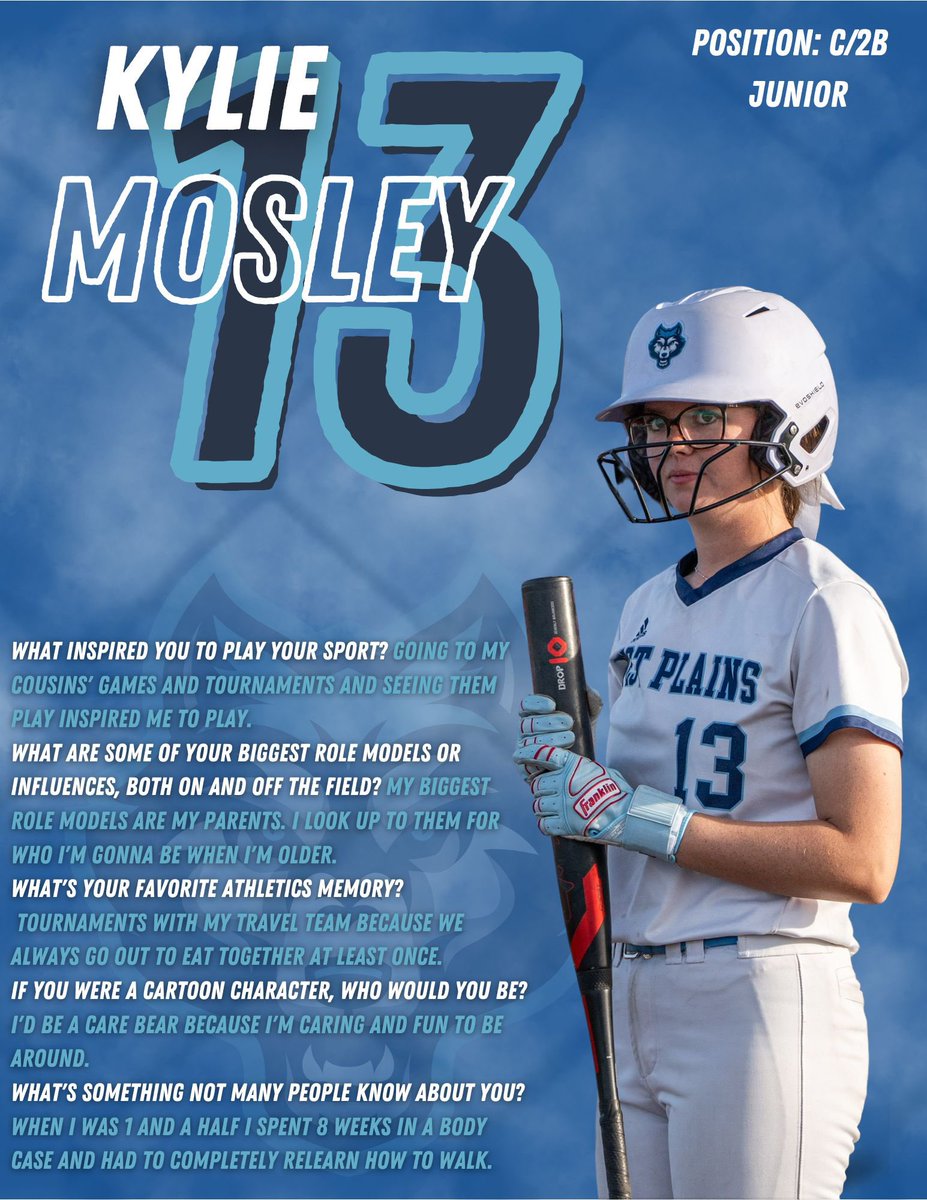 Our next spotlight today is Kylie Mosley! Meet Kylie!!!