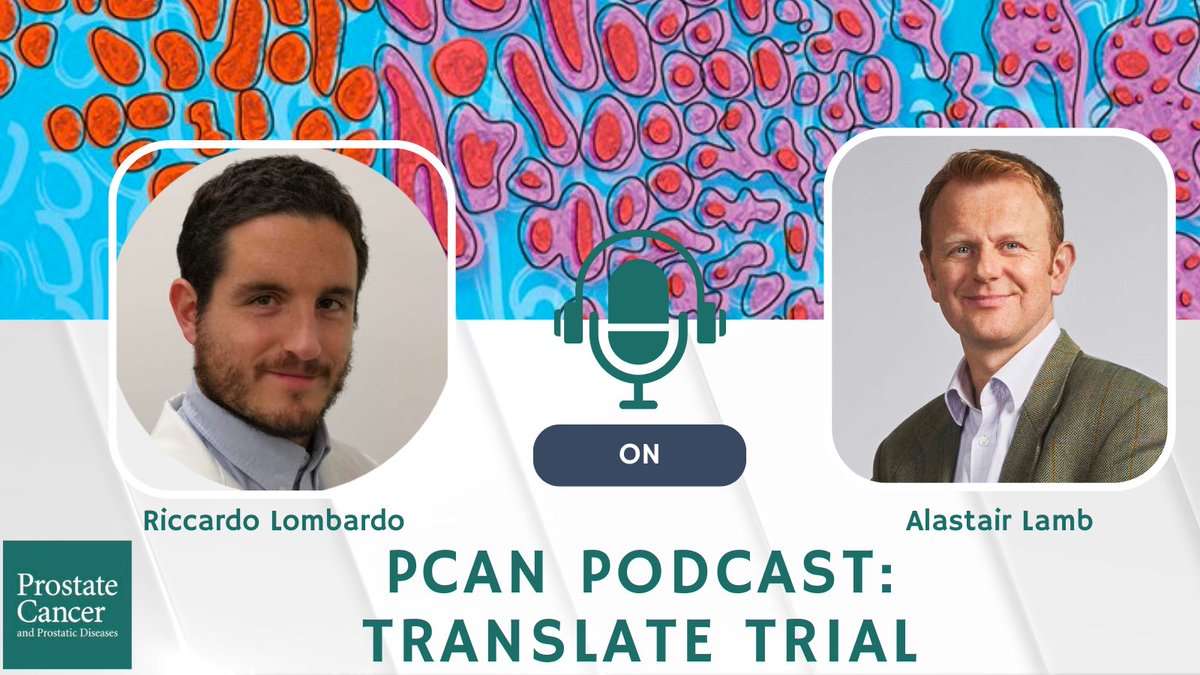 Prostate Cancer and Prostatic Diseases (@pcan_journal) on Twitter photo 🎙️ Soon a deep dive with Prof. Alastair Lamb on the TRANSLATE trial — now published in The Lancet.
How will these pivotal findings impact prostate cancer diagnosis?
Stay tuned for our expert podcast episode.
<a href="/LambAlastair/">Alastair Lamb</a> <a href="/cosimodenunzio/">Cosimo De Nunzio</a>
#ProstateCancer #TRANSLATEtrial #Oncology 🎙️ Soon a deep dive with Prof. Alastair Lamb on the TRANSLATE trial — now published in The Lancet.
How will these pivotal findings impact prostate cancer diagnosis?
Stay tuned for our expert podcast episode.
<a href="/LambAlastair/">Alastair Lamb</a> <a href="/cosimodenunzio/">Cosimo De Nunzio</a>
#ProstateCancer #TRANSLATEtrial #Oncology