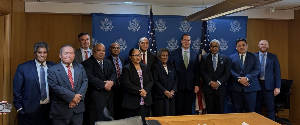 Fiji at the UN🇫🇯 (@fijimissionun) on Twitter photo HE Ambassador <a href="/AFTarakinikini/">Ambassador Filipo Tarakinikini</a> with fellow <a href="/ForumSEC/">Pacific Islands Forum</a> Ambassadors in Washington D.C and Permanent Representatives in New York had a fruitful meeting with Mr. Peter Marocco, Director
of the Office of Foreign Assistance, US State Department, which is its’ first under the new HE Ambassador <a href="/AFTarakinikini/">Ambassador Filipo Tarakinikini</a> with fellow <a href="/ForumSEC/">Pacific Islands Forum</a> Ambassadors in Washington D.C and Permanent Representatives in New York had a fruitful meeting with Mr. Peter Marocco, Director
of the Office of Foreign Assistance, US State Department, which is its’ first under the new