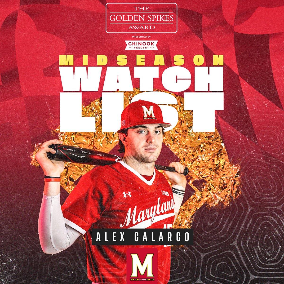 𝐎𝐧𝐞 𝐨𝐟 𝐭𝐡𝐞 𝐁𝐞𝐬𝐭 𝐢𝐧 𝐭𝐡𝐞 𝐍𝐚𝐭𝐢𝐨𝐧! 💪

Alex Calarco has been named to the Golden Spikes Award Midseason Watch List

#DirtyTerps