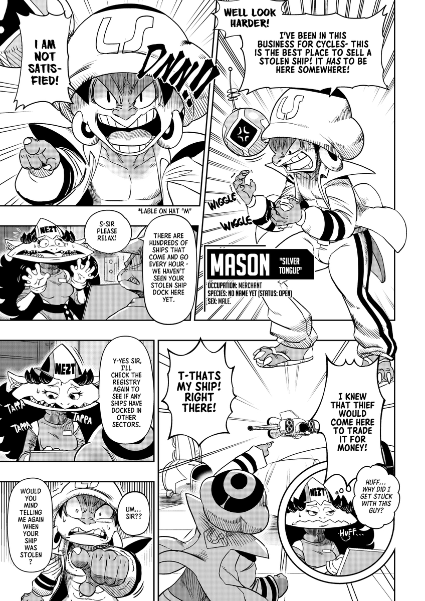 Gillpanda_'s tweet photo. Stolen goods, apparently!

Want to see more pages? Currently 5 ahead!

Support me on P@tr30n! P@tr30n: Gillpanda

New pages will be posted every Monday and Thursday right here.

Story &amp; By Gillpanda Red Equinox ©2025
Gillpanda ©2025 https://t.co/93vDa3b9xg