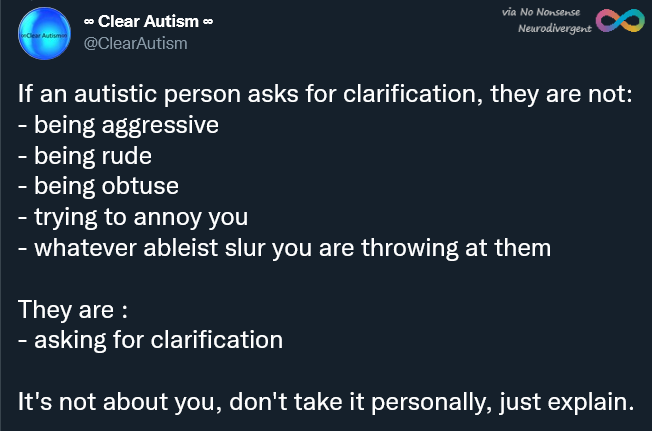 No Nonsense Neurodivergent (@nononsensend) on Twitter photo 