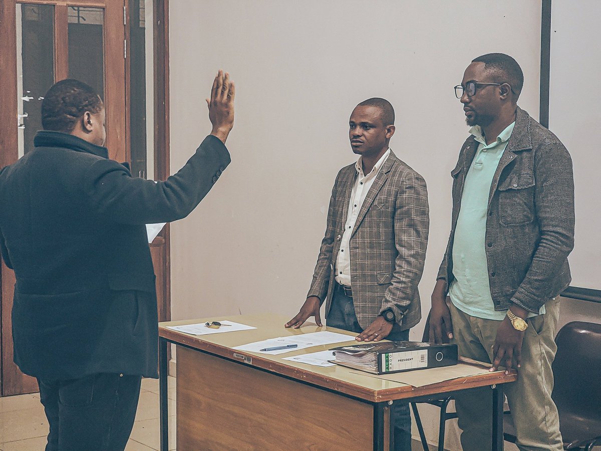 NMAIST_SO's tweet photo. On April 3rd, newly appointed leaders of the NM-AIST Students' Organization cabinet officially took their oath at Tengeru Campus! Ministries have been restructured for improved student support. https://t.co/COhZLwuOuX
