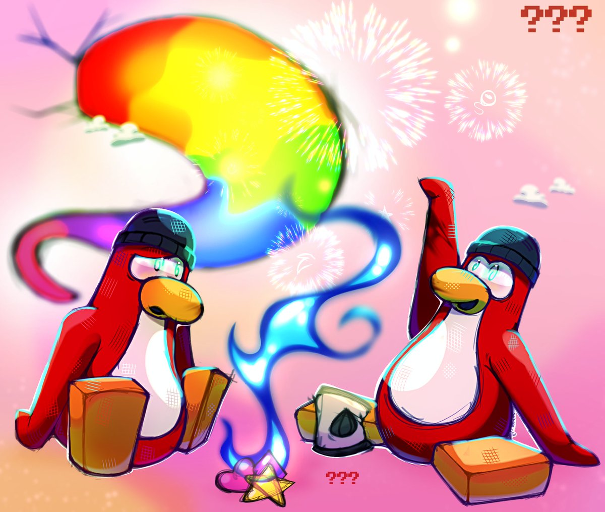 fireworks!
.
.
🎟 𝑇𝑎𝑔𝑠..
#draw #drawing #clubpenguin #clubpenguinart