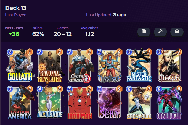 Depriesticles's tweet photo. This is working out pretty well so far. Infinite here I come! #MarvelSNAP https://t.co/9x1rrluqQT