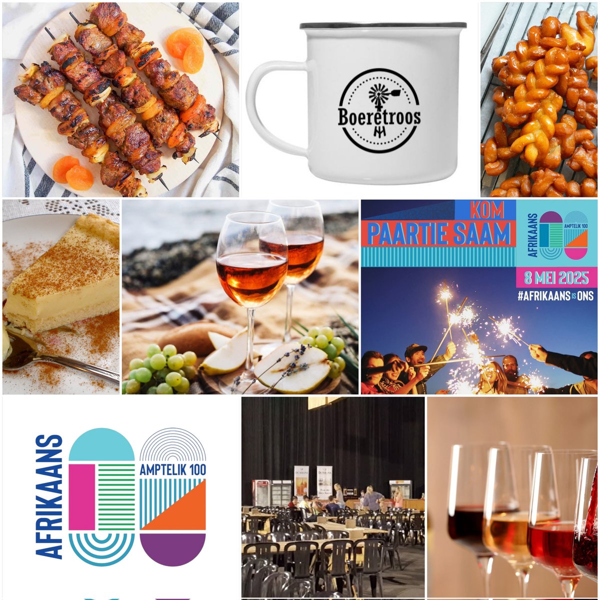 AFRIKAANS 1000
Wat is jou gunsteling Suid Afrikaanse gereg?
Musiek, kos, wine, bier en brandewyn is mos al wat jy nodig het vir n groot makietie.
Datum: 10 Mei 2025
Plek: Taalmonument Paarl
Tyd; 10:00 tot laat
kontak: hetta@m4events.co.za
 <a href="/followers/">はうはう</a> <a href="/highlight/">highlight</a>