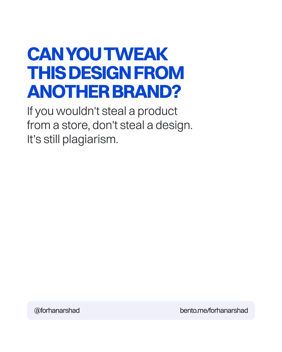 forhanarshad's tweet photo. From 'I can get this done for $5 on Fiverr' to 'Make it stand out'

These are the lines that haunt every creative’s nightmares.
Swipe through for a laugh, a cry, and a nod if you’ve been there.

Drop your own client horror stories below
Follow for more design truths! https://t.co/fzB4atrESi