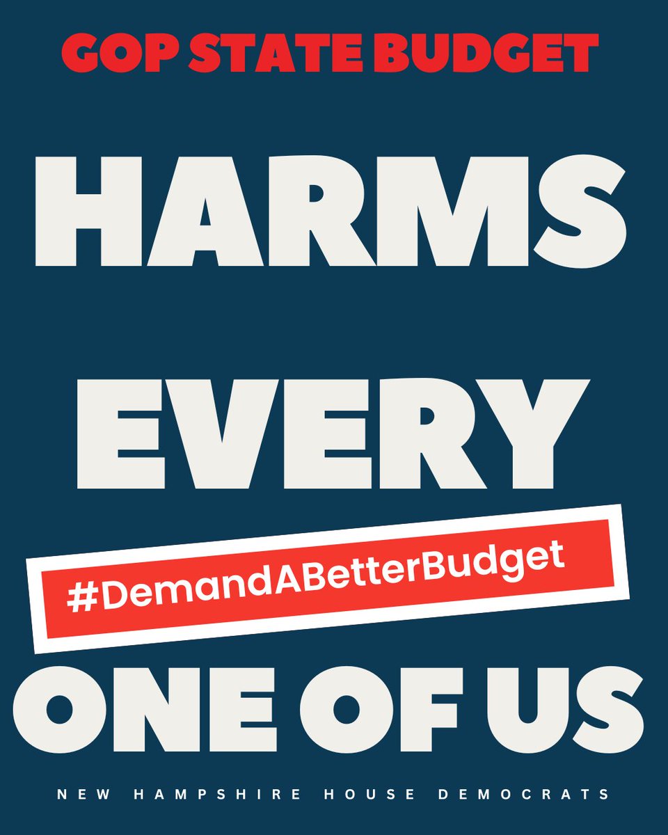 Whether you’re a parent, student, worker, senior,  property owner, renter, or small business owner... <a href="/NHGOP/">New Hampshire Republican Party</a>'s budget undermines services, systems + public safety that make our communities strong. 

Tell your Republican State Rep that you #DemandABetterBudget. #NHPolitics