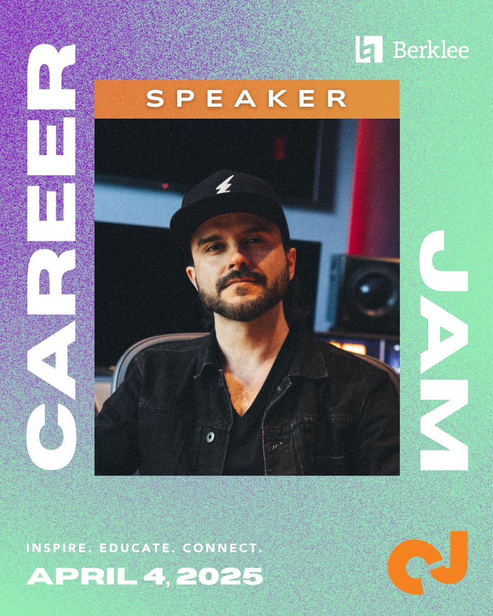 So honored to join <a href="/BerkleeCollege/">Berklee College of Music</a>  #careerjam2025 
I’ll be talking about musical direction and industry🎵⚡️
See you there!

Es un gran honor unirme a Berklee College of Music #careerjam2025
Estaré hablando sobre dirección musical e industria🎵⚡️
Nos vemos!