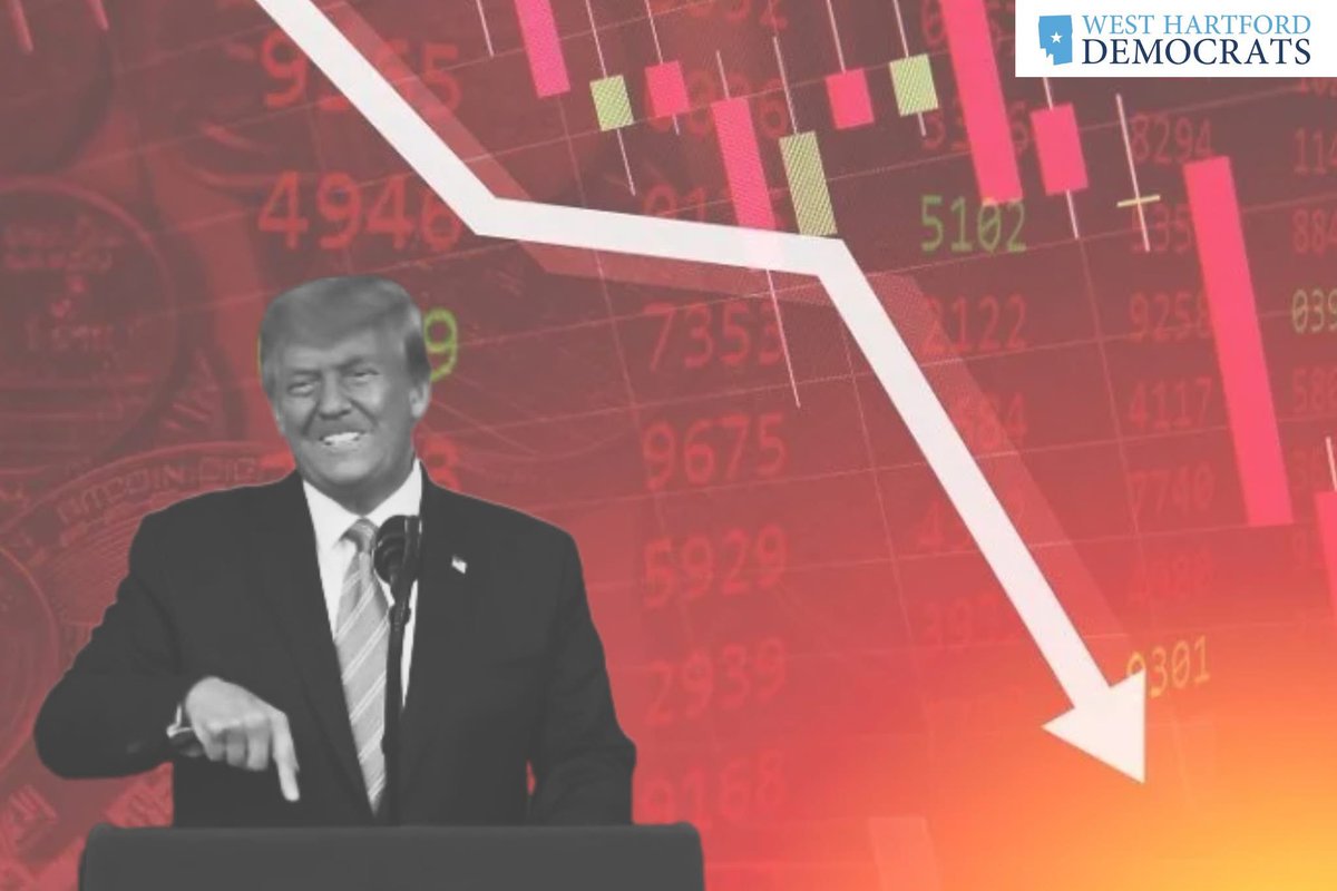 The stock market is taking a nosedive because of Trump's reckless trade war tariffs. Between skyrocketing prices of everyday goods and the hit to 401ks, ordinary Americans—not Trump and Elon Musk — will be affected by this chaos.