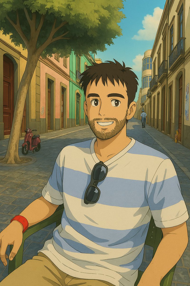 AlvaroMesaLopez's tweet photo. Ahora que estoy "bicheando" más la Inteligencia Artificial, en parte gracias al curso de #CommunityManager de @aulaCM, me uno a la moda Ghibli. Es sólo una herramienta (para mí la #Creatividad  nace en lo humano), pero da muchas posibilidades. Divertirte así, es sólo una de ellas https://t.co/DKv9GSyowY