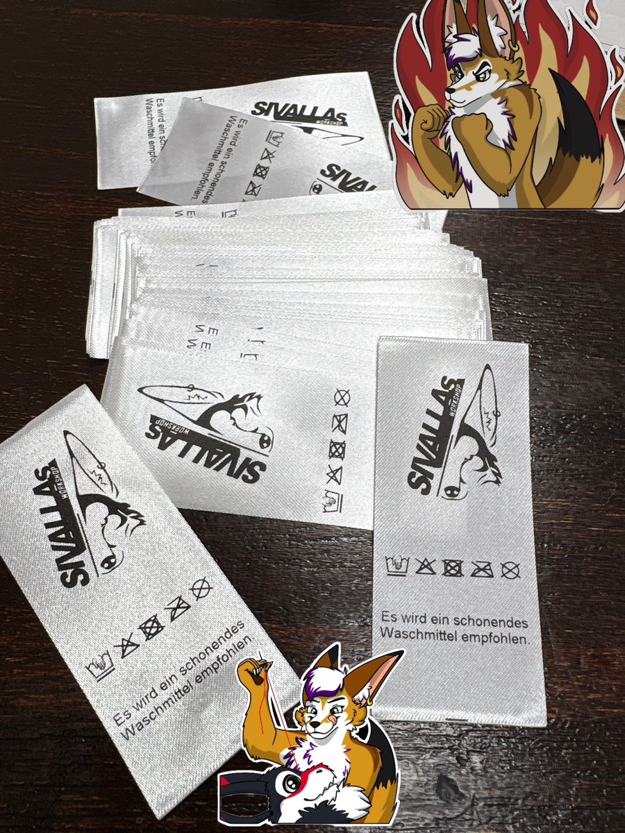 My personalized laundry labels finally arrived this week! 🤩

Logo made by:
<a href="/BouncerDemon/">Bouncer</a>