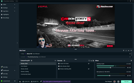 CarbonForty5's tweet photo. How to Stream to X from Streamlabs OBS https://t.co/JheGK7cDr5 

@CarbonForty5 #CarbonForty5Media #CarbonForty5RacingGroup #NewArticle #HowToGuide #StreamingHowToGuide #Gaming #Streaming #GameStreaming #GameStreamingSetUp #howtostream #howtostreamtox #streamingtoxfromstreamlabsobs