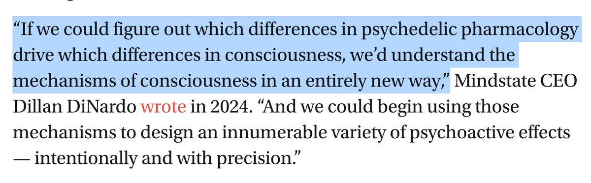 Big Think (@bigthink) on Twitter photo This company is using AI to engineer new psychedelics. What they create could lead to novel therapies and better our understanding of consciousness. <a href="/DillanDiNardo/">Dillan DiNardo</a> <a href="/MindstateDesign/">Mindstate Design Labs</a> This company is using AI to engineer new psychedelics. What they create could lead to novel therapies and better our understanding of consciousness. <a href="/DillanDiNardo/">Dillan DiNardo</a> <a href="/MindstateDesign/">Mindstate Design Labs</a>
