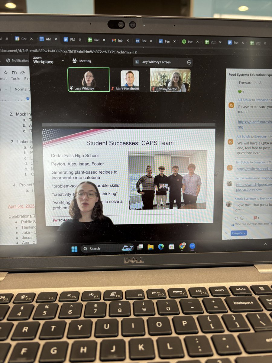 CF_CAPSComm's tweet photo. CAPS associates getting a shout out from their client in NYC. @Switch4Goodorg Inc. provided @CF_CAPS with a client project this semester and the project and associates were highlighted on a national webinar today!! Thanks Lucy!! https://t.co/OfFSvVEnH8