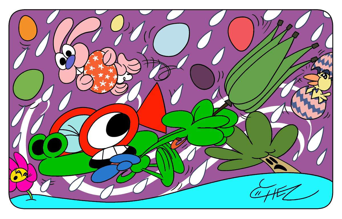 hunterfenton31's tweet image. April showers 🌧️☂️

#GallordGator #ChezToons #April #HunterFenton