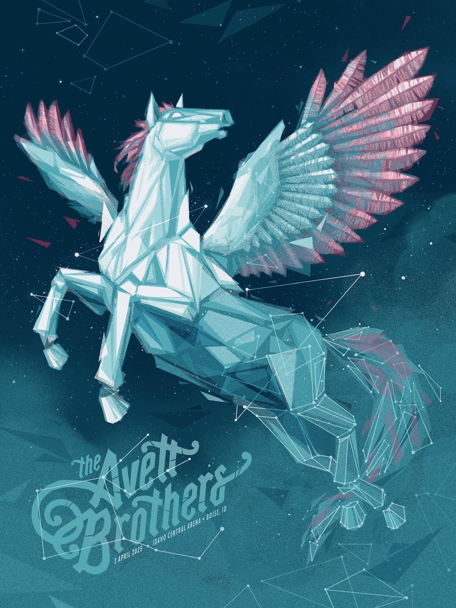 The Avett Brothers (@theavettbros) on Twitter photo Boise, ID! Poster for tonight’s show at <a href="/IdCentralArena/">Idaho Central Arena</a> is by Aaron Powers <a href="/NewAntlers/">Aaron James Powers</a>.
Doors: 6pm
<a href="/CharlesWesleyG/">Charles Wesley Godwin</a>: 7:30pm
The Avett Brothers: 8:50pm Boise, ID! Poster for tonight’s show at <a href="/IdCentralArena/">Idaho Central Arena</a> is by Aaron Powers <a href="/NewAntlers/">Aaron James Powers</a>.
Doors: 6pm
<a href="/CharlesWesleyG/">Charles Wesley Godwin</a>: 7:30pm
The Avett Brothers: 8:50pm