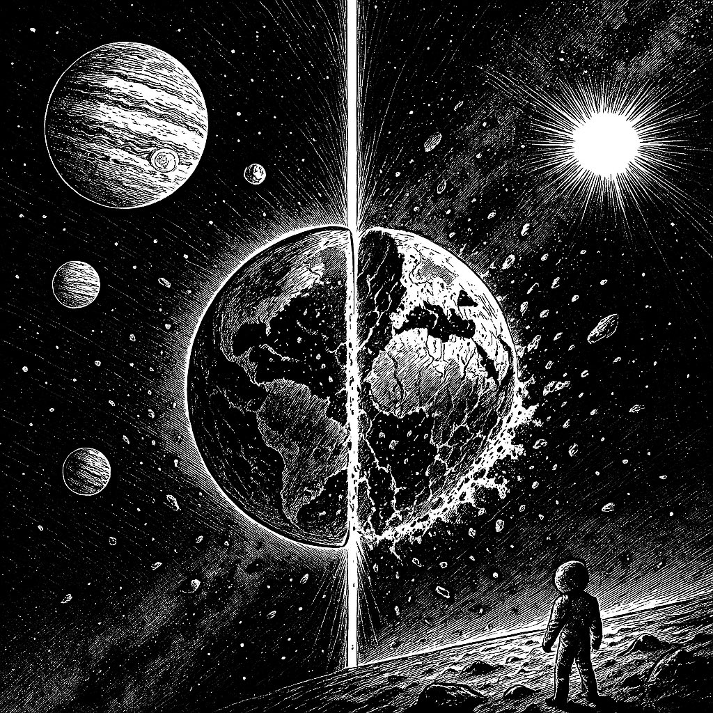What Would Happen if a Cosmic String Sliced Through the Solar System? 🪐⚡️

Imagine a thread so thin it’s nearly invisible, but with enough gravity to slice planets in half or hurl them into deep space. That’s the terrifying power of a cosmic string—a theoretical remnant from the