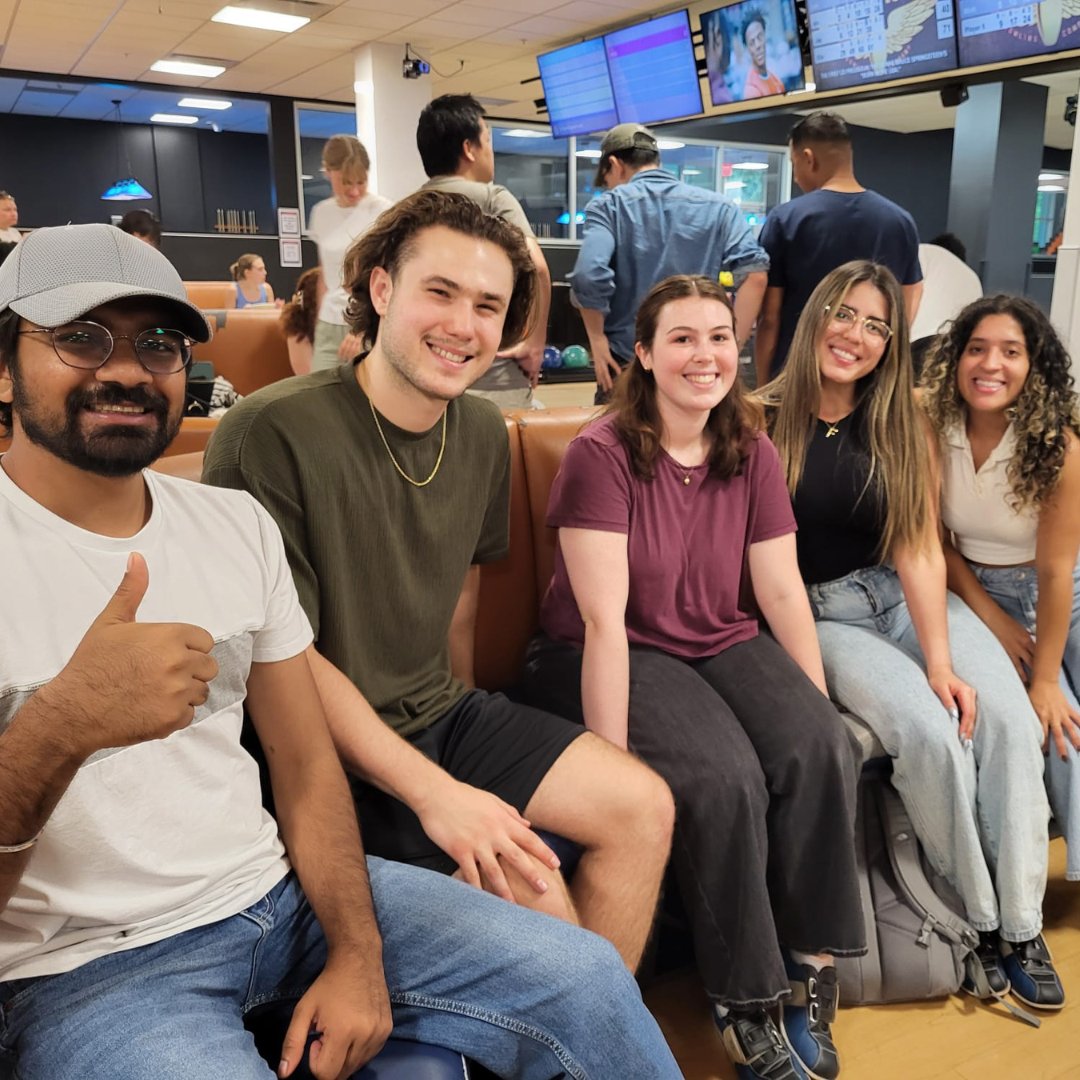 essie_uf's tweet image. Yesterday afternoon, 50 ESSIE students participated in our bowling tournament to celebrate #GraduateStudentAppreciationWeek! 🎳 🏆 We ❤️ all of our graduate students! #GoGators