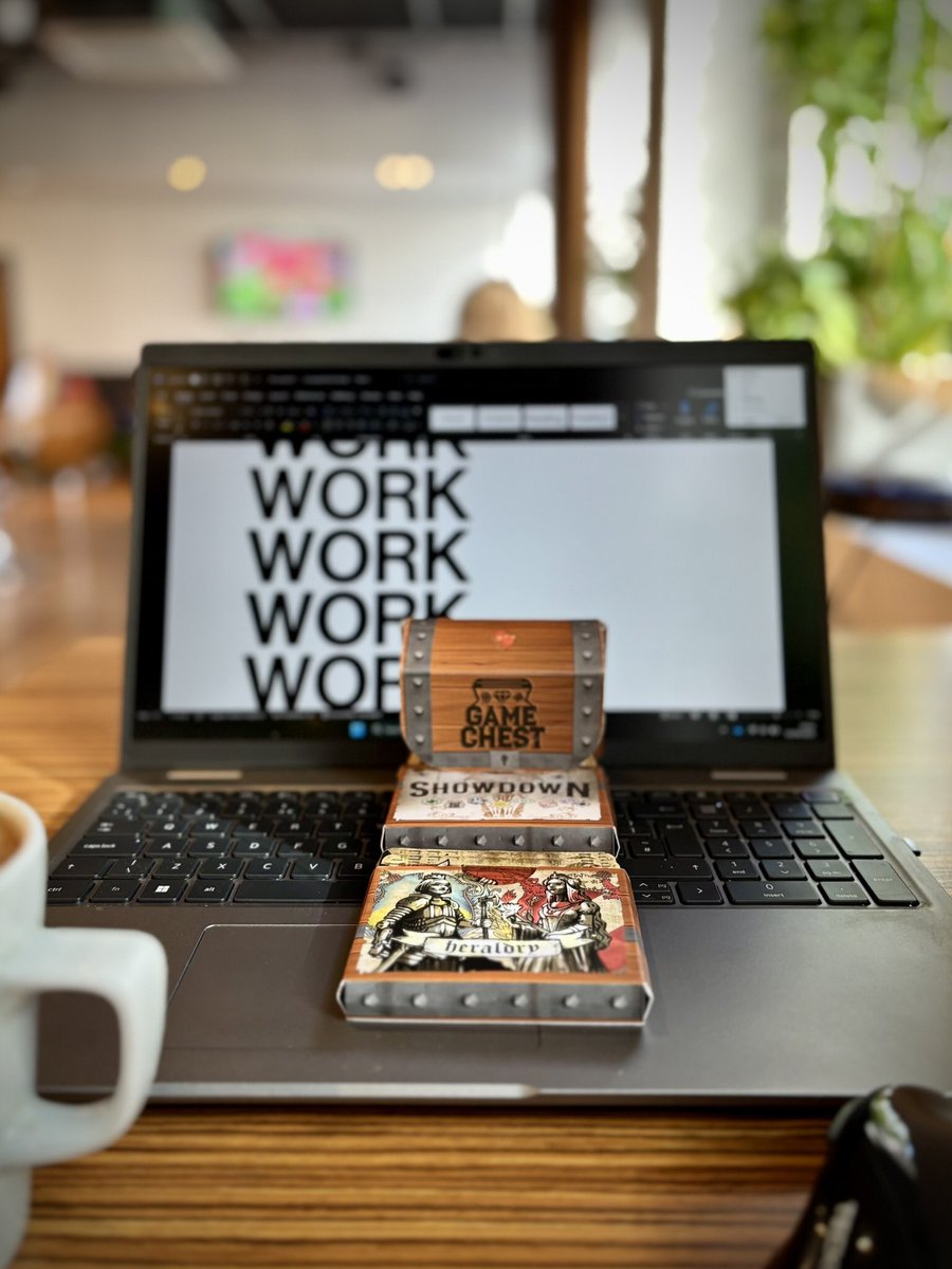 Greetings, Workers.

After a hard day of work, it’s time for the Game Chest.

3 Games. 2 Players. 1 Chest. Escape the grind and let your outie play.

Buy now: pocketfoxgames.co.uk

#TheGameChest #Severance #EscapeTheGrind #BoardGames #CardGames