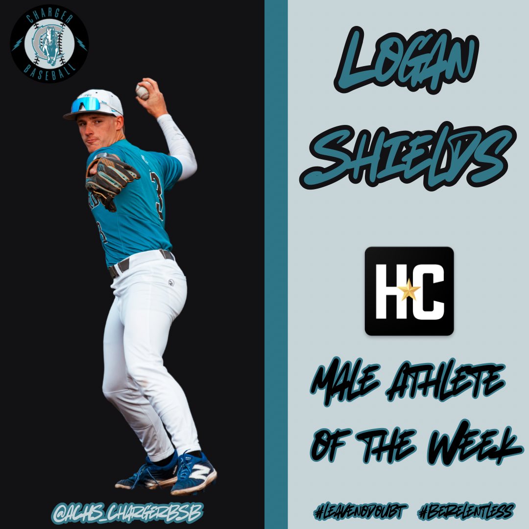 Crawford Chargers Baseball (@achs_chargerbsb) on Twitter photo Congrats to our guy <a href="/_Shields_7/">Logan Shields</a> for being named <a href="/HoustonChronHS/">Houston Chronicle High School Sports</a> Male Athlete of the Week! #BeRelentless #LeaveNoDoubt Congrats to our guy <a href="/_Shields_7/">Logan Shields</a> for being named <a href="/HoustonChronHS/">Houston Chronicle High School Sports</a> Male Athlete of the Week! #BeRelentless #LeaveNoDoubt