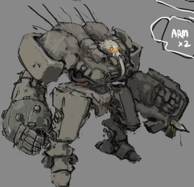 wip mech concept for potential game