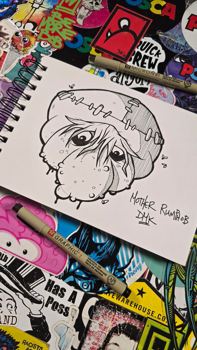 Korporate's tweet image. Today&apos;s drawing tutorial shows you how to draw Mother Rumphob from Ronja. 
#drawingtutorial #ronja