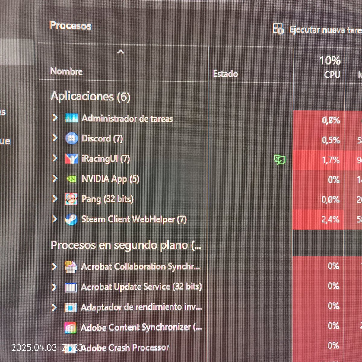 Algún experto informático que sepa el porque al ejecutar iRacing en windows 11 siempre se me ejecuta en modo eficiencia y por mas que lo desactive la volverlo a ejecutar vuelve a activarse?? Me tiene hasta los huevos el windows 11