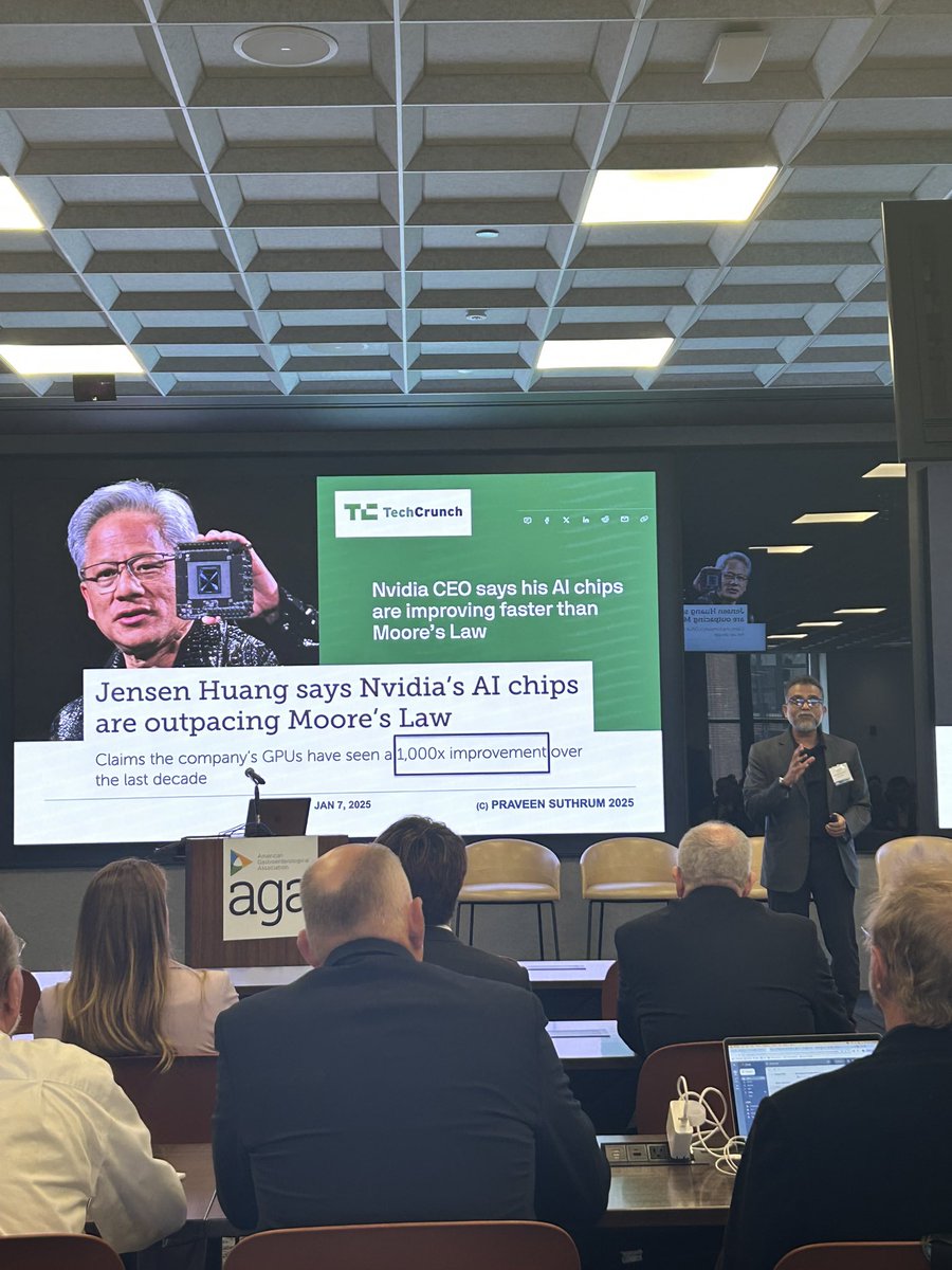 Reem Al Shabeeb (@reemalshabeeb) on Twitter photo Is the landscape of GI in 2035 optimistic, dystopian or disruptive?
<a href="/suthrum/">Praveen Suthrum</a> discussed the future of GI including use of AI and digitalization, the colonoscopy identity crisis, & Moore’s law📱
S/o <a href="/Samir_Grover/">Samir C. Grover, M.D.</a> & <a href="/SomayaAlbhaisi/">Somaya Albhaisi, MBBCh, MPH, FACP 🗝️🇵🇸</a> for moderating
#AGATech #AGACGIT <a href="/AmerGastroAssn/">American Gastroenterological Association (AGA)</a> Is the landscape of GI in 2035 optimistic, dystopian or disruptive?
<a href="/suthrum/">Praveen Suthrum</a> discussed the future of GI including use of AI and digitalization, the colonoscopy identity crisis, & Moore’s law📱
S/o <a href="/Samir_Grover/">Samir C. Grover, M.D.</a> & <a href="/SomayaAlbhaisi/">Somaya Albhaisi, MBBCh, MPH, FACP 🗝️🇵🇸</a> for moderating
#AGATech #AGACGIT <a href="/AmerGastroAssn/">American Gastroenterological Association (AGA)</a>