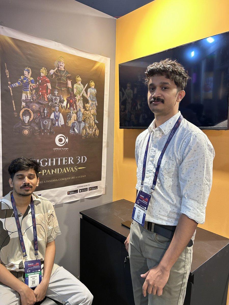 offline_human's tweet photo. Day 1 at Startup Mahakumbh!

Massive halls, great networking, and an incredible experience exhibiting. Excited for the days ahead! Big thanks to AIGDF for this opportunity.

#StartupMahakumbh #Gaming #AI #Networking #Innovation #AIGDF https://t.co/3Q7vc6aQ4i