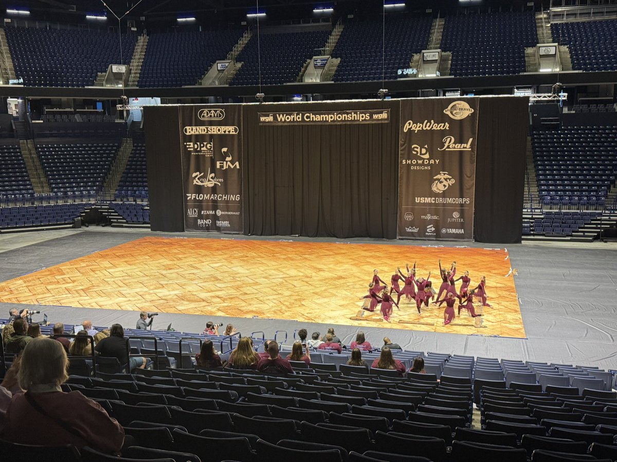 What a special performance by our guard at WGI prelims! Now we wait!