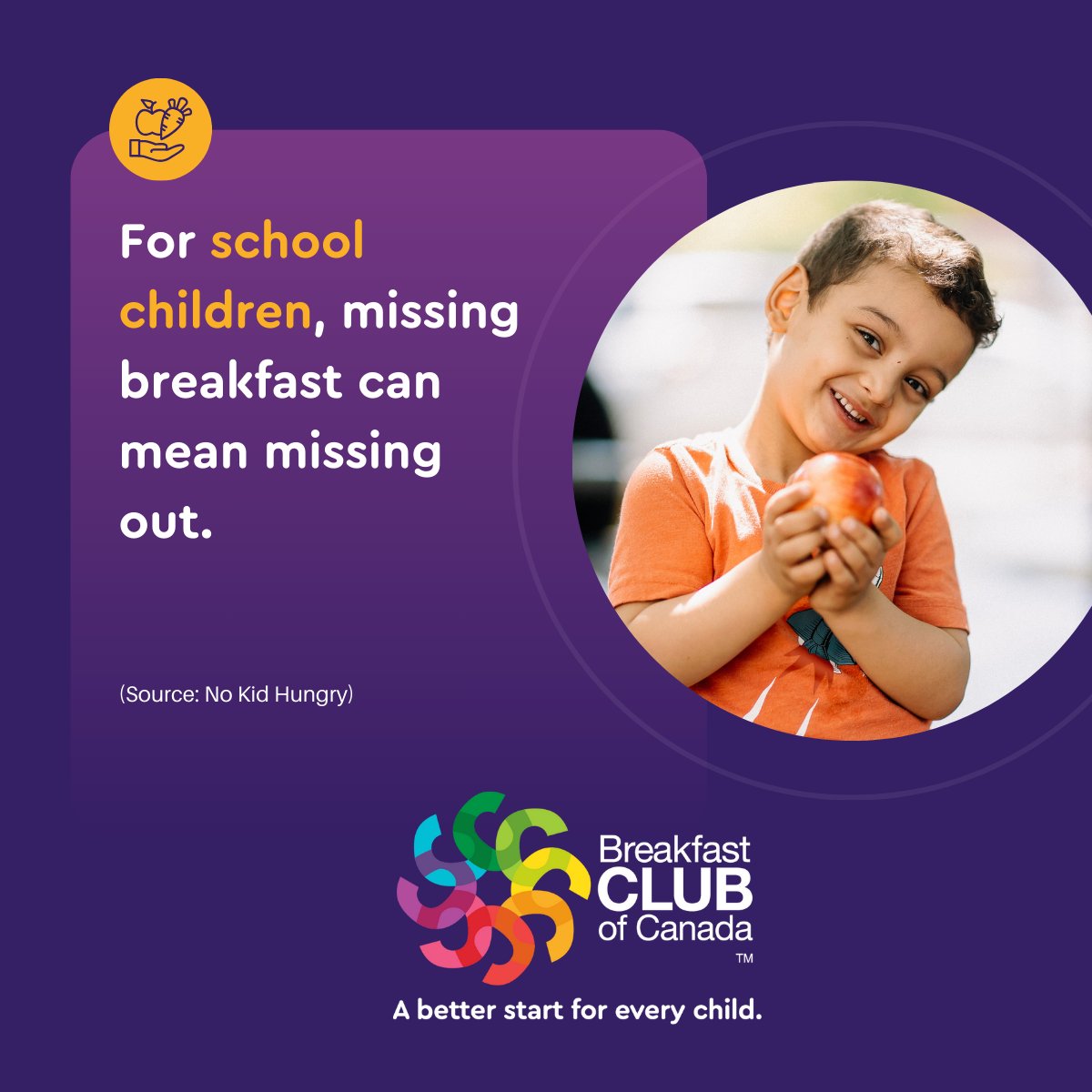 From food insecurity to busy routines to living in remote areas, barriers to proper nutrition are diverse and exist at all income levels. And the cost of inaction is too great to ignore — lower academic performance, absenteeism, and long-term health challenges.

Let’s not let our