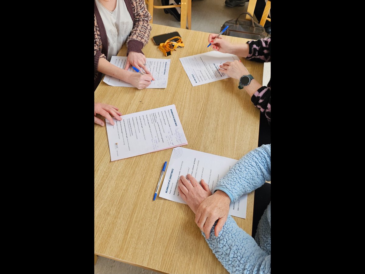 Gaelcholáiste Mhic Shuibhne (@gctms) on Twitter photo Tharraing an t-imeacht “Gaeilge for the Terrifed” slua mór go dtí an scoil inniu, bhain siad an-sult as an ócáid. Bí ag faire air seo! Beidh a lán imeachtaí eile ar siúl mar chuid de Bharr na gCnoc! <a href="/gaeilgel/">Ionad na Gaeilge Labhartha, UCC</a> Tharraing an t-imeacht “Gaeilge for the Terrifed” slua mór go dtí an scoil inniu, bhain siad an-sult as an ócáid. Bí ag faire air seo! Beidh a lán imeachtaí eile ar siúl mar chuid de Bharr na gCnoc! <a href="/gaeilgel/">Ionad na Gaeilge Labhartha, UCC</a>