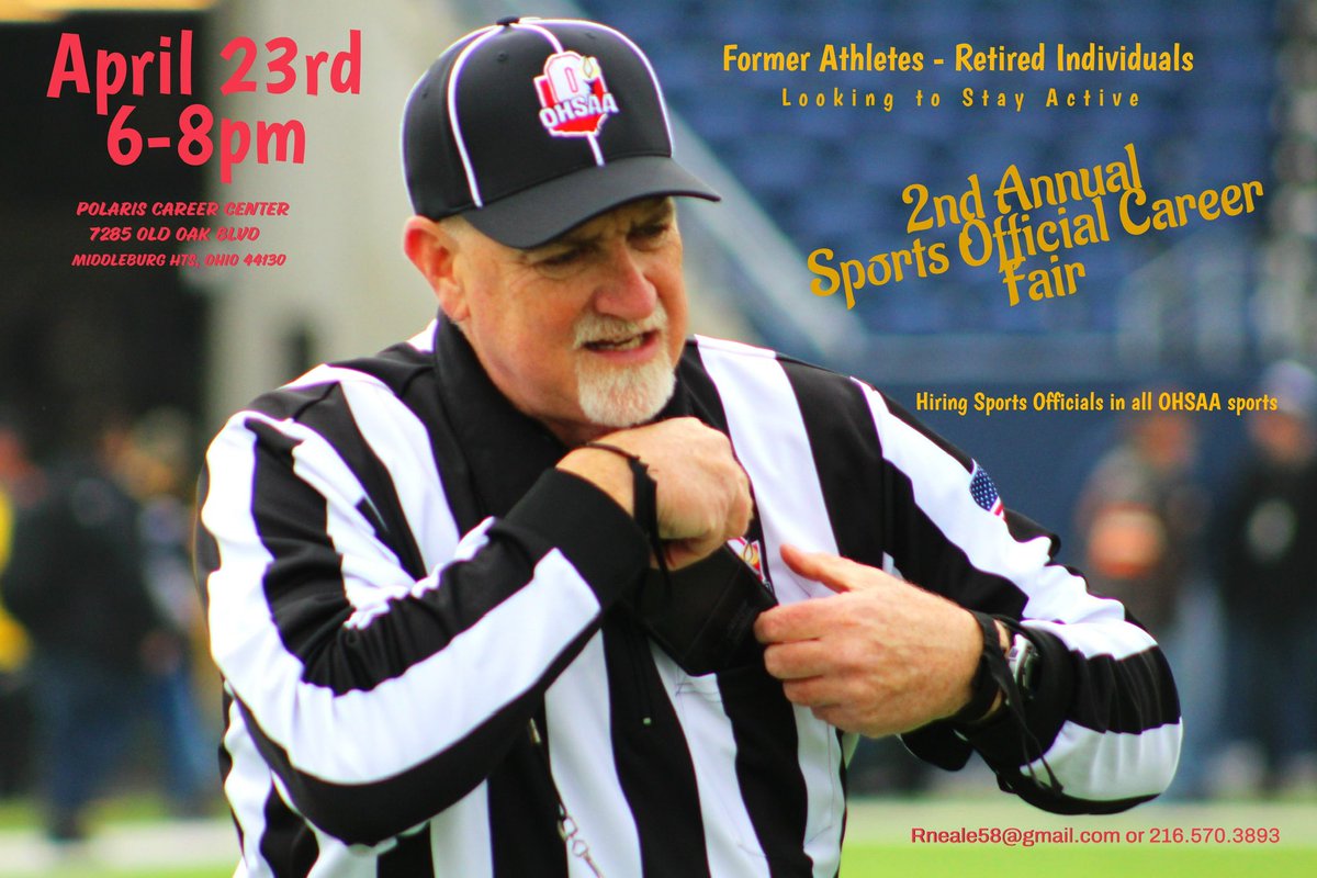 Rocky Neale🇺🇸 (@rocky_neale) on Twitter photo <a href="/Bloomdaddyradio/">Bloomdaddy</a> we’re looking for new <a href="/OHSAASports/">OHSAA Sports</a> officials come join us April 23, 6-8 pm <a href="/polariscareer/">Polaris Career Center</a> special guest speaker Mark Baltz former <a href="/NFL/">NFL</a> 25 year veteran official told him he has to tell the 1986 Michigan vs OSU story <a href="/BrownsYouthFB/">Cleveland Browns Youth Football</a> <a href="/Browns/">Cleveland Browns</a> <a href="/Bloomdaddyradio/">Bloomdaddy</a> we’re looking for new <a href="/OHSAASports/">OHSAA Sports</a> officials come join us April 23, 6-8 pm <a href="/polariscareer/">Polaris Career Center</a> special guest speaker Mark Baltz former <a href="/NFL/">NFL</a> 25 year veteran official told him he has to tell the 1986 Michigan vs OSU story <a href="/BrownsYouthFB/">Cleveland Browns Youth Football</a> <a href="/Browns/">Cleveland Browns</a>