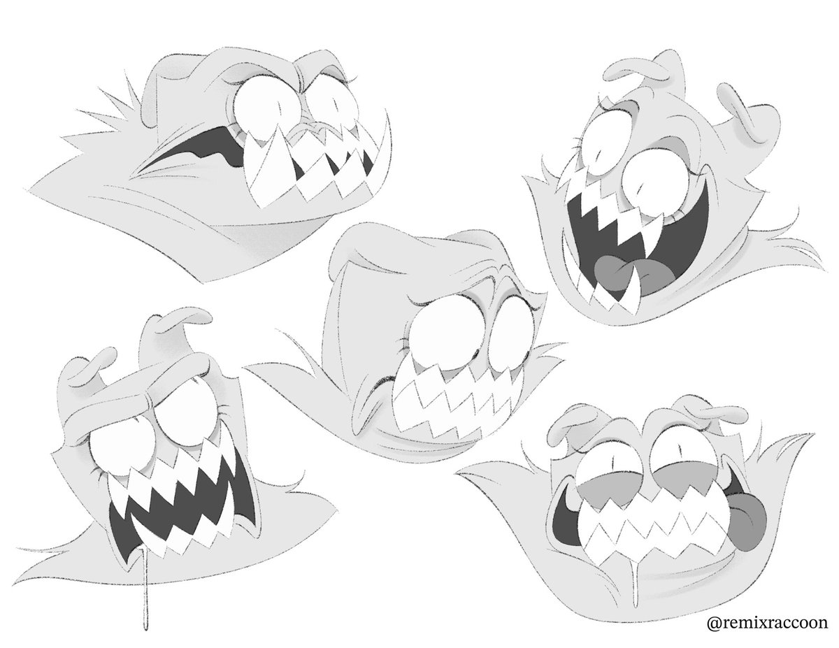 remixraccoon's tweet image. Kit expression sheet!🤍
#TheMonsters #characterdesign #monsteroc #digitalart #oc #art