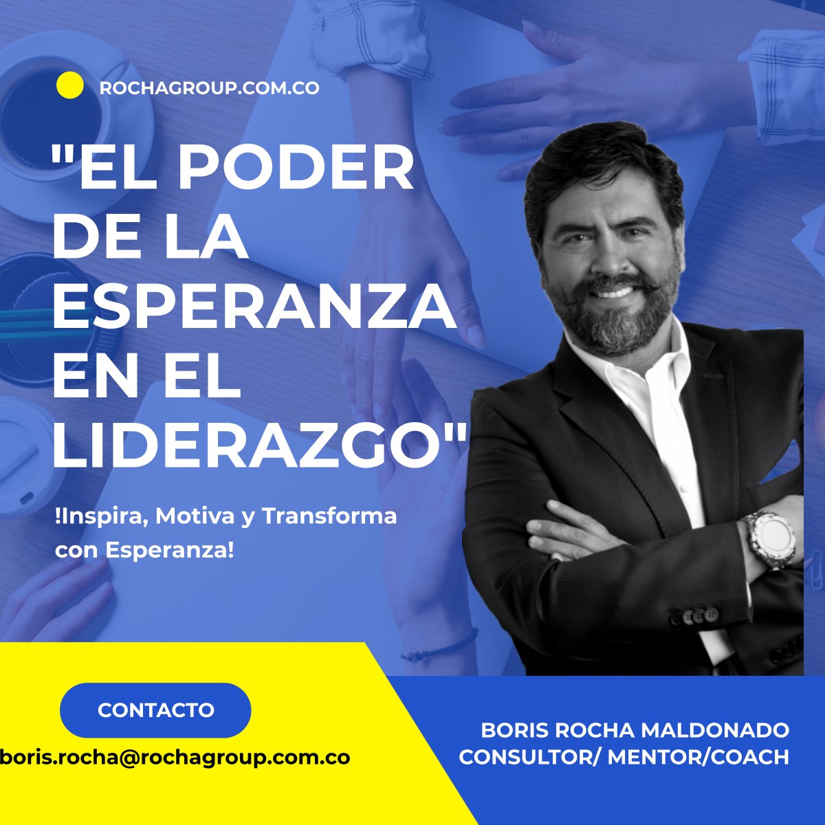Borisroche's tweet image. El Poder de la Esperanza en el Liderazgo

En el entorno empresarial actual, la capacidad de los #Lideres para inspirar #esperanza es más crucial que nunca. 

Es cuando debemos trabajar con enfoque y fortalecernos como humanidad y es, desde la #esperanza en el liderazgo la clave.