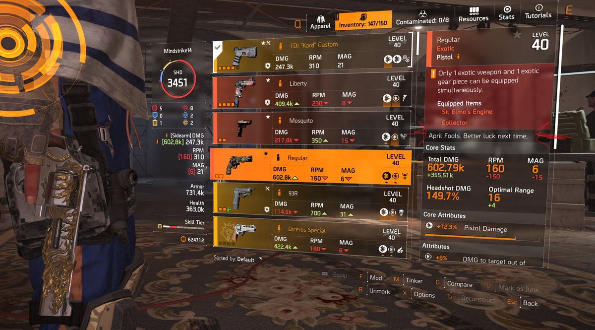 Mindstrike's tweet image. Well played @TheDivisionGame   well played....
#Aprilfooled