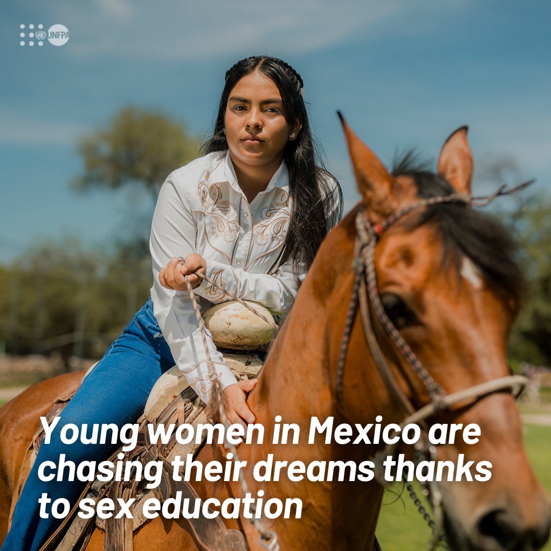 Gladis (16) is considering becoming a teacher, like her mother, or a veterinarian, based on her love for animals.

See how #SexEducation from @unfpamexico—and supported by <a href="/ThisIsReckitt/">Reckitt</a>—is helping young women in #Mexico claim their rights and choices: unf.pa/ahi