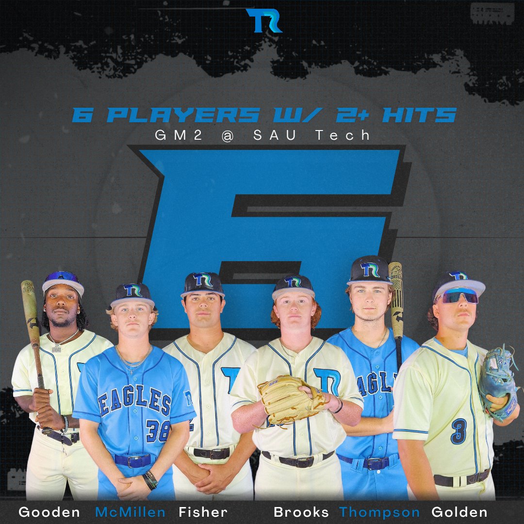 The bats were alive on the road in Camden 😤

6 players racked up 2 hits or more in game two against SAU Tech. This does not include 4 hits by Tucker Satterfield in game one!

#GoEagles🦅 #WIN