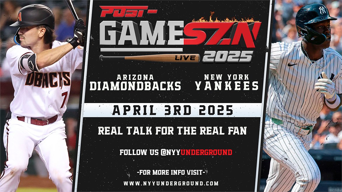 NYYUNDERGROUND's tweet image. Post-GameSZN Live starts now, WE RACAPPIN! Let's talk about todays game, shall we... #yankees 

LIVE: youtube.com/watch?v=u2LoZu…