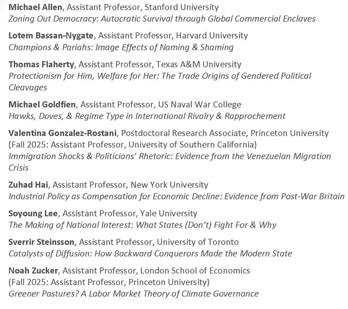 Excited to present tomorrow at the 2025 Junior Scholars in International Relations Conference hosted by <a href="/PennBrowneCtr/">Browne Center for International Politics at Penn</a> at Penn! 📍

Looking forward to great conversations on international relations &amp;  political economy with an amazing group of scholars.