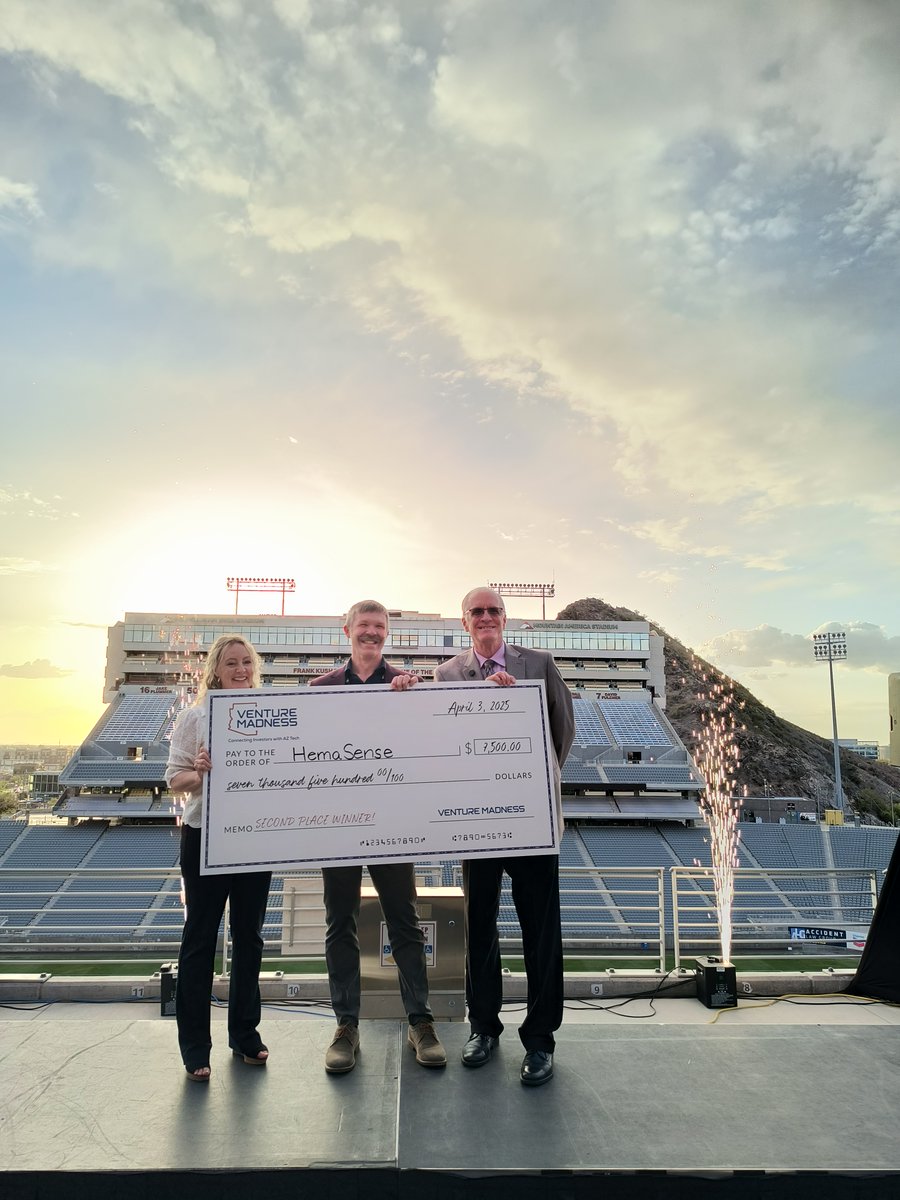 🥈 Taking the second-place spot and winning a prize of $7,500 is HemaSense! 
Congrats on this well-earned success—your commitment and perseverance are truly paying off! 💯
hemasense.com