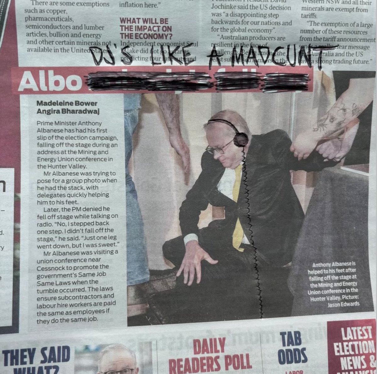 Australian Election going well