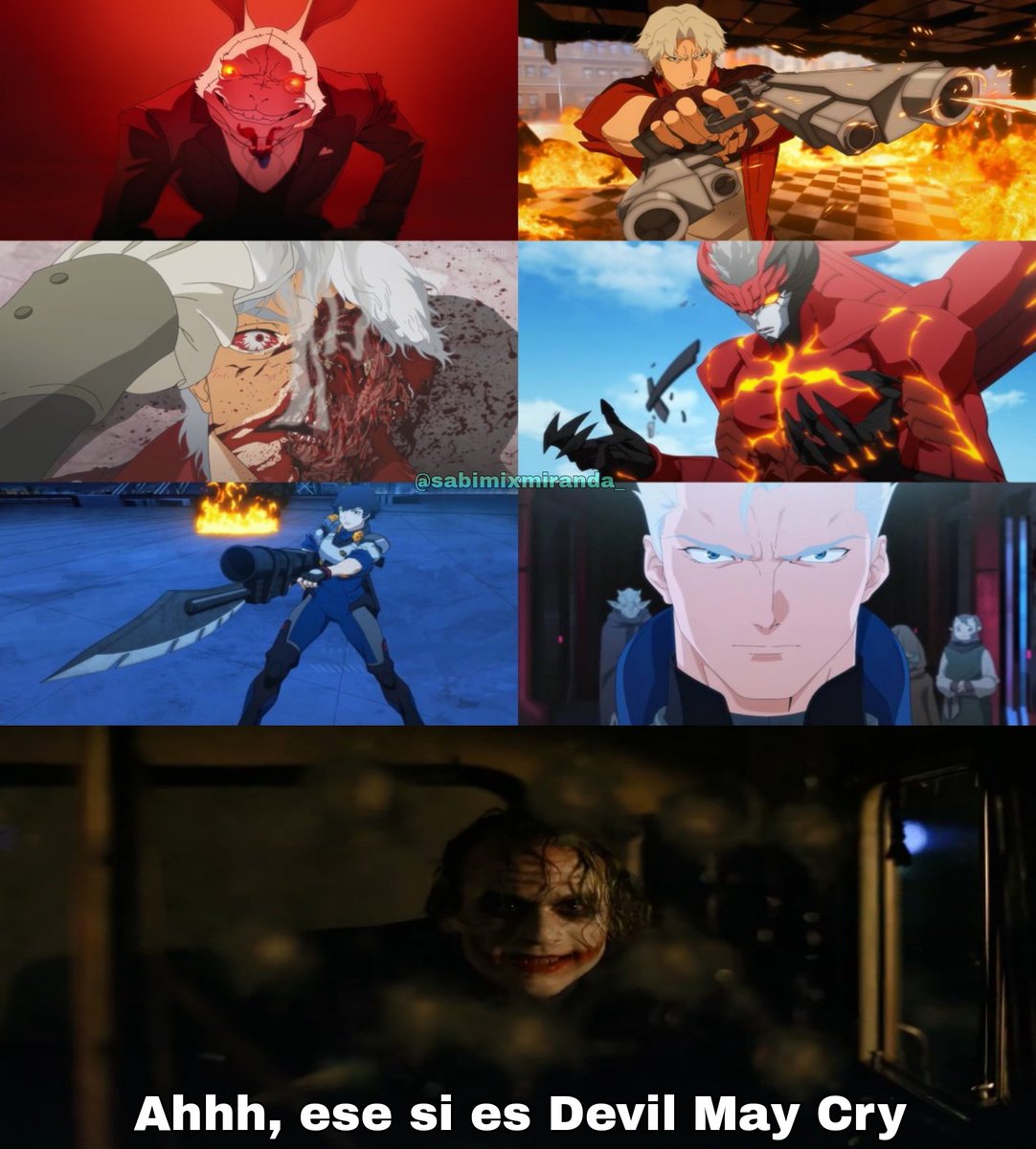 sabimixmiranda_'s tweet photo. Terminé el anime Devil May Cry y todo lo que puedo decir es que es jodidamente bueno. Lo que más me encantó fueron los OST y la referencias a otras franquicias de Capcom.
Simplemente este anime es "fanservice" del bueno para el fan de DMC https://t.co/khsOy3Rq1b