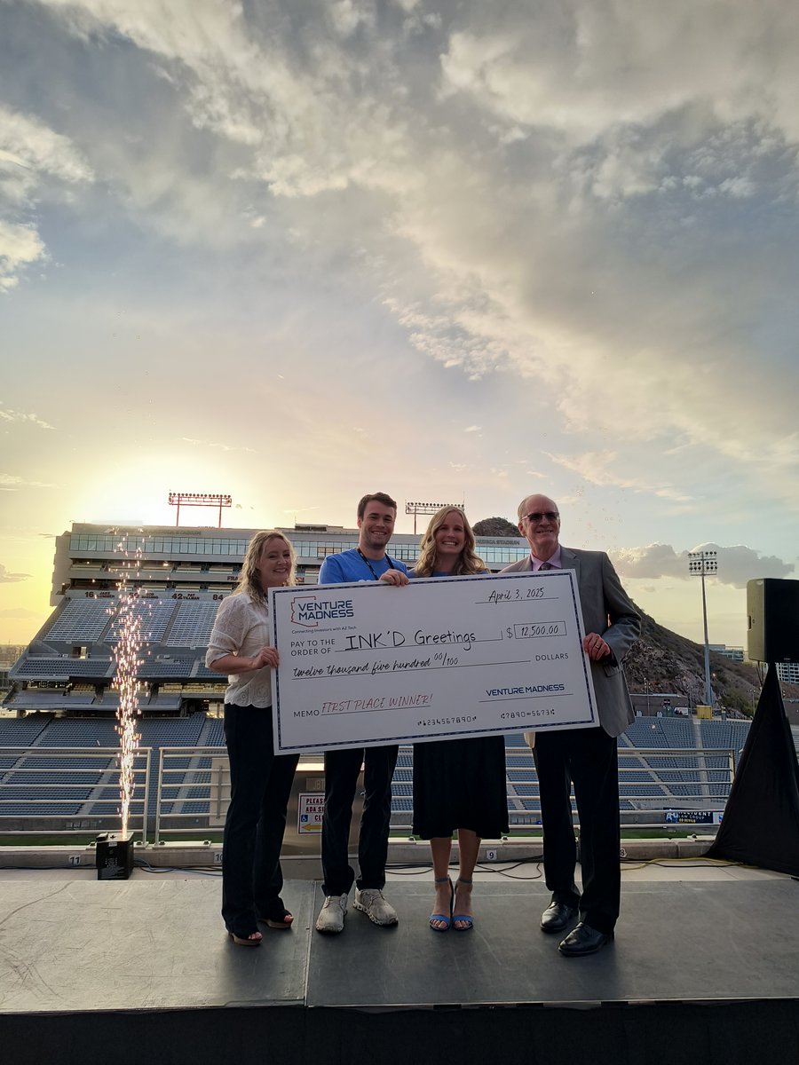 🥇 And finally, our #VM25 first place CHAMPION, winning the grand prize of $12,500 is Ink’d Greetings!
Your exceptional performance &amp; game-changing ideas have wowed the judges and ignited inspiration all around! 🚀🏆 Congrats on your victory! 🎉🔥  inkdgreetings.com